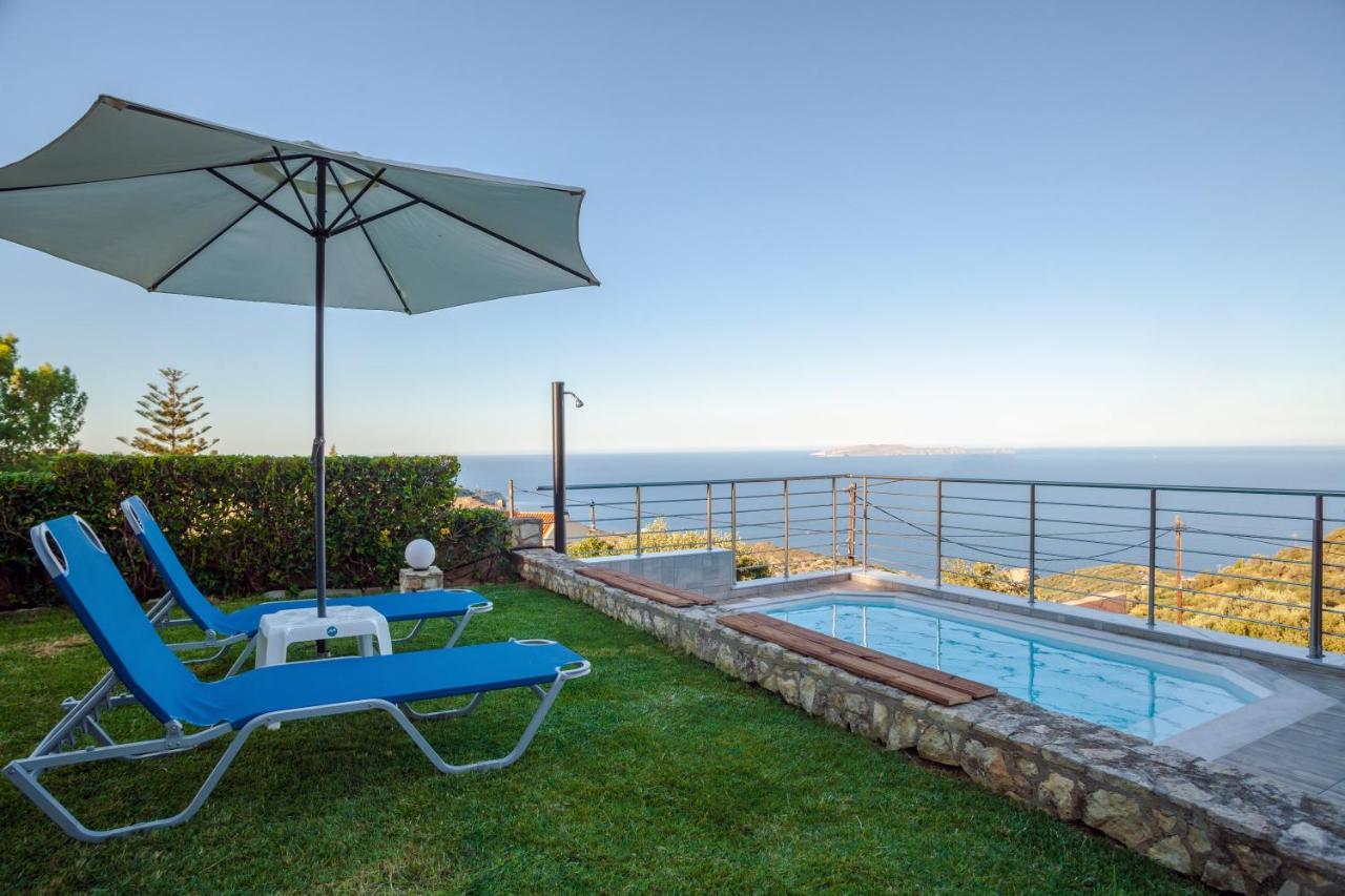 Panorama Traditional House With Private Pool Rodhiá Dış mekan fotoğraf