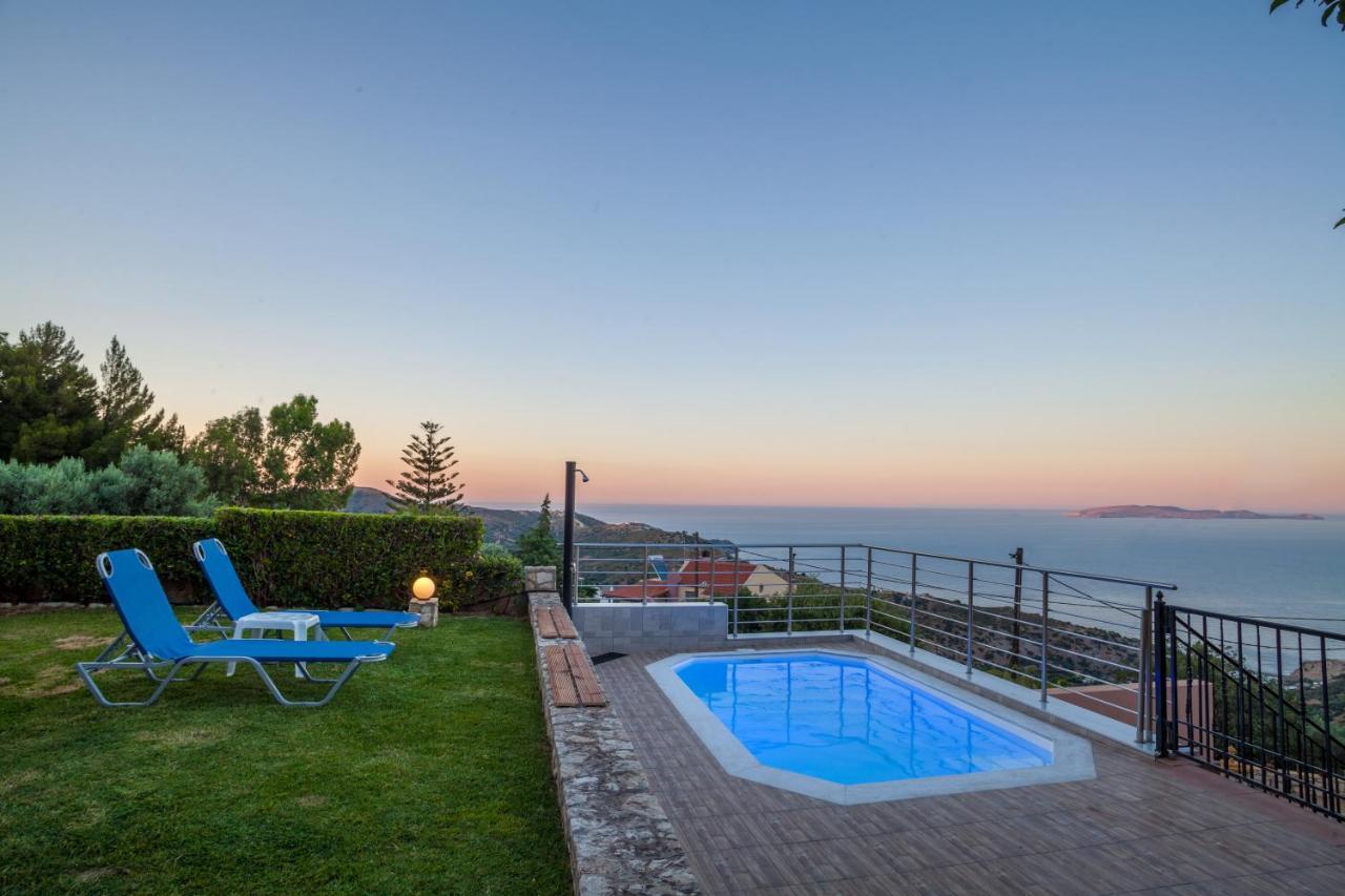 Panorama Traditional House With Private Pool Rodhiá Dış mekan fotoğraf