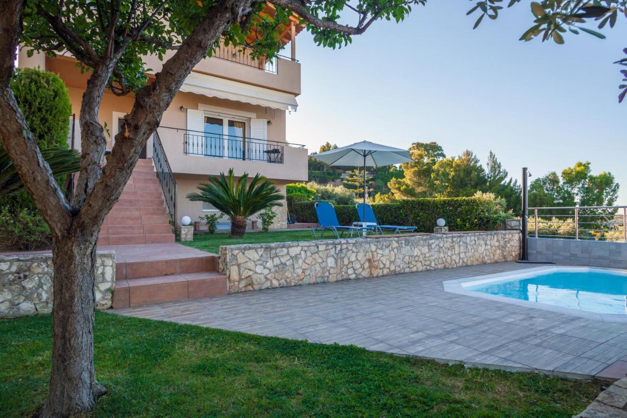 Panorama Traditional House With Private Pool Rodhiá Dış mekan fotoğraf